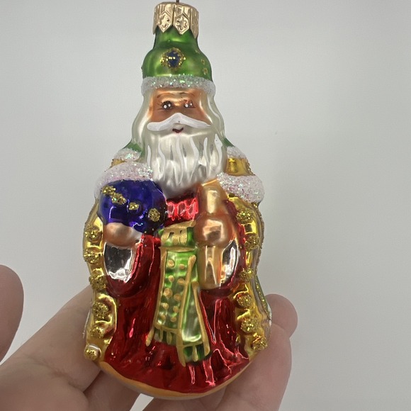 Christopher Radko Other - Christopher Radko Blown Glass "Westminster Santa" Christmas Ornament 4.5"